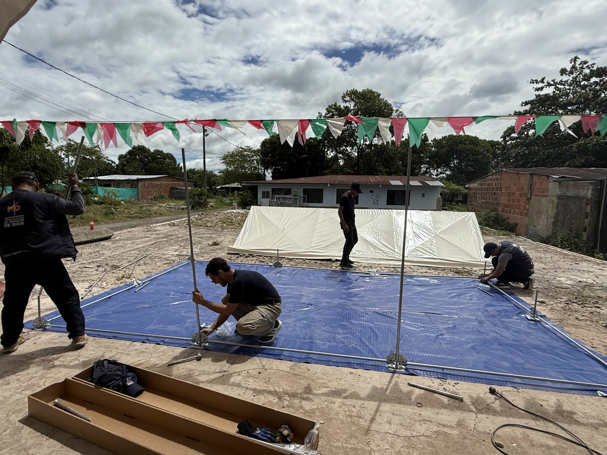 Rebuilding safety after the Paratebueno earthquake in Colombia together with El Minuto de Dios el minuto de dios at work